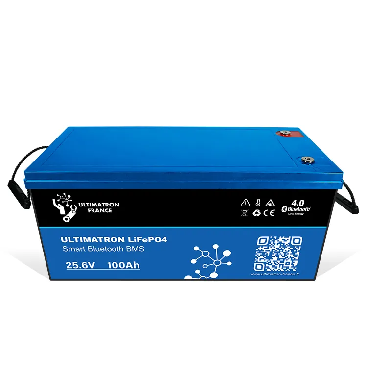 Ultimatron Lithium Batterie LiFePO4 25.6V 100Ah Smart BMS mit