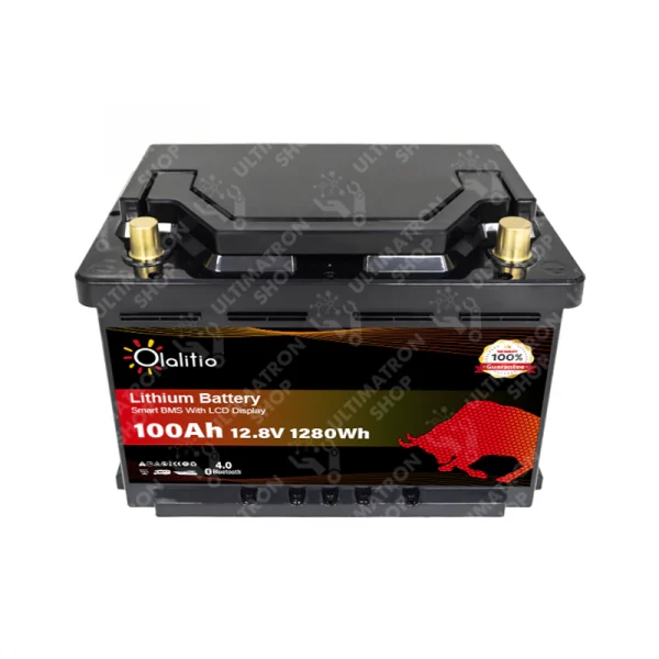 Batterie-Lithium-100Ah-12V-LN3-LiFePO4-Smart-Bluetooth-BMS-Olalitio-ultimatron-shop-OLA-12-100-SLN3-5